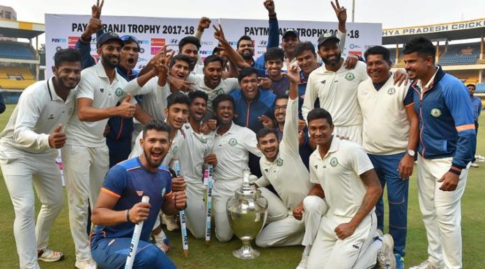 Vidarbha team wins their first Ranji Trophy