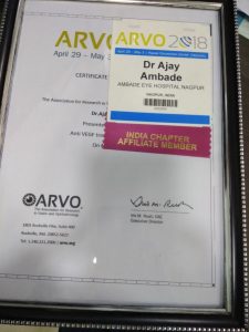 Dr. Ambade ARVO 2018