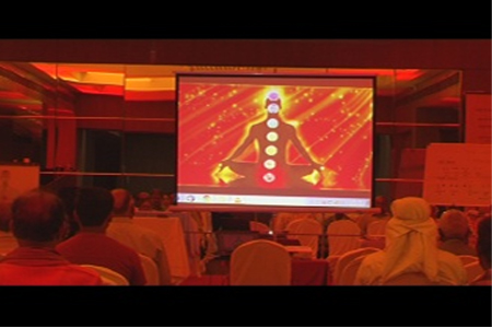 Shri Kamal N Seetha conducted a ‘chakra dhyan and jap yog' session in nagpur