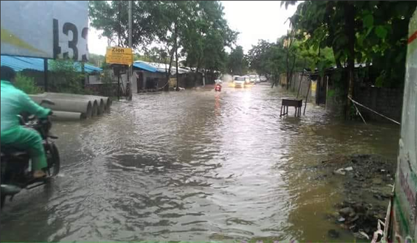 Heavy rainfall in Nagpur