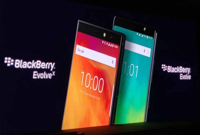 BlackBerry Evolve, Evolve X launched in India