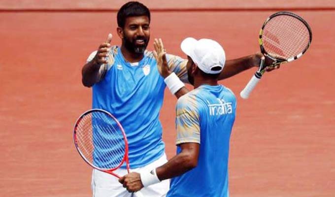 Asian Games 2018 : रोहन बोपन्ना-दिविज शरण के जोडी ने टेनिस में दिलाया गोल्ड
