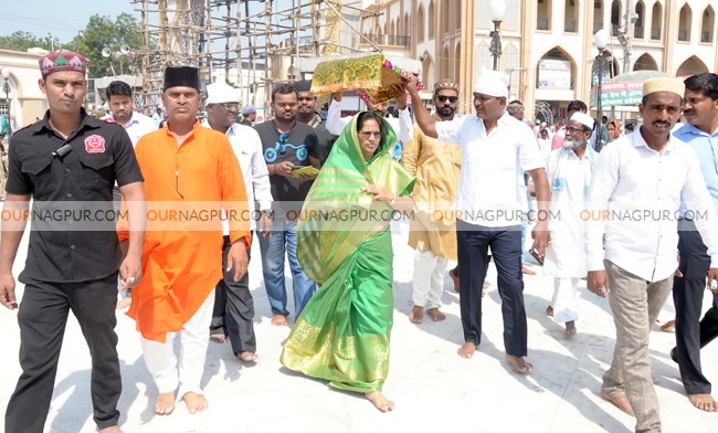 ताजबाग ऊर्स हिंदू-मुस्लिम ऐक्याचे प्रतीक : महापौर नंदा जिचकार