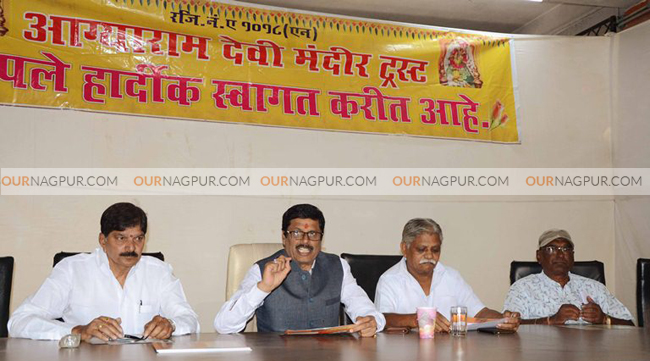 शहर के श्री आग्याराम देवी मंदिर में १० अक्टूबर से नवरात्र उत्सव का आयोजन