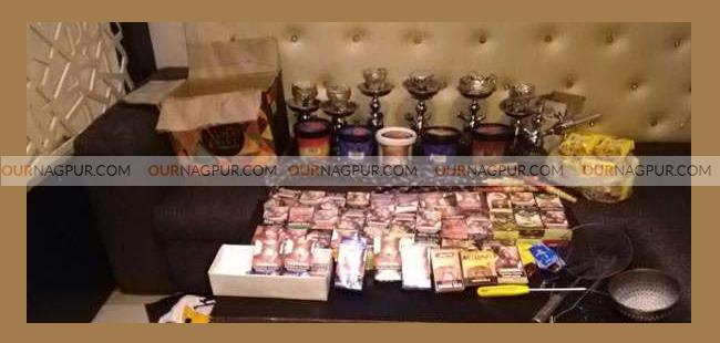 Hookah parlour raided at Chill Out Cafe in Nandanvan