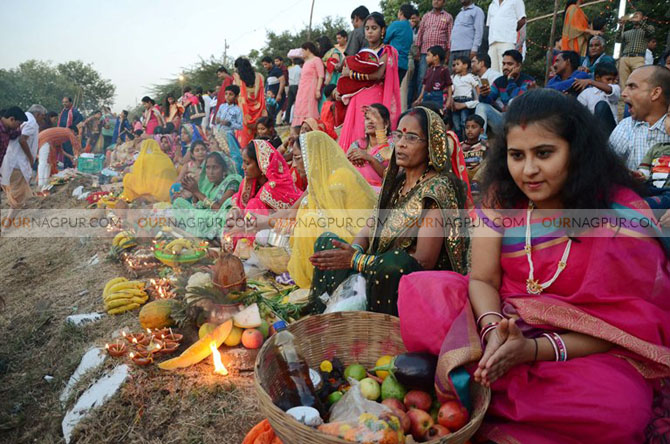 उपराजधानी में छठ पूजा पर्व श्रद्धा और उत्साह से मनाया गया
