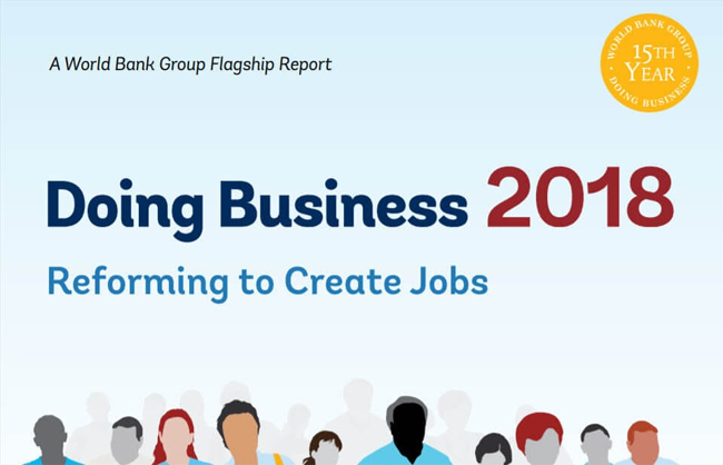 Ease of Doing Business: India jumps 23 notches, now at rank 77