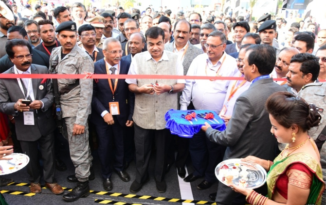 Nitin gadkari at ICR inauguration