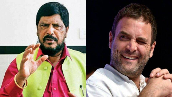 Ramdas Athawale - Rahul Gandhi