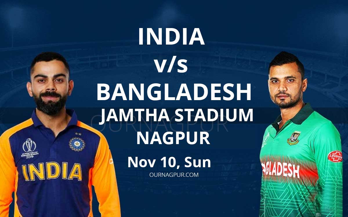 India Vs Bangladesh Nagpur T20 Tickets 10 November 2019