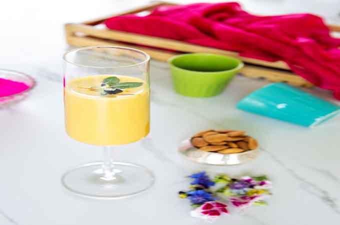 Celebrate Holi, almonds