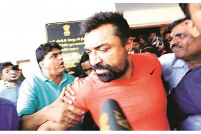 Ajaz Khan Arrested