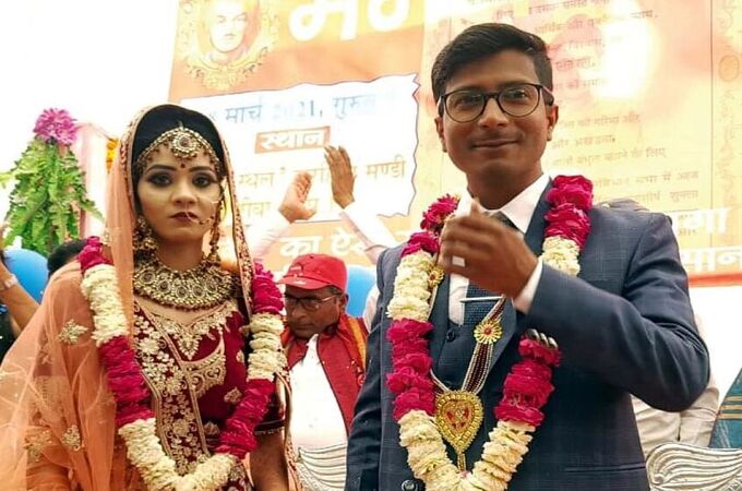Farmer Union leader organises Son's marriage at a protest site in Madhya Pradesh