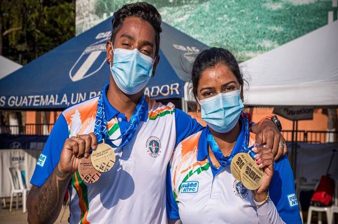 Archery World Cup: Atanu Das and Deepika Kumari win individual recurve gold medals