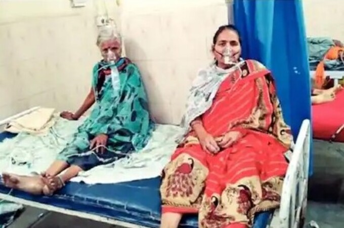 कोविड पॉझिटिव्ह आणि कोविड संशयित रुग्णांना एकाच बेडवर उपचार