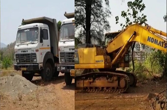 लॉकडाऊनचा फायदा घेत रात्री वाळूची चोरी, पोलिसांनी केले 35 लाखांचा मुद्देमाल जप्त