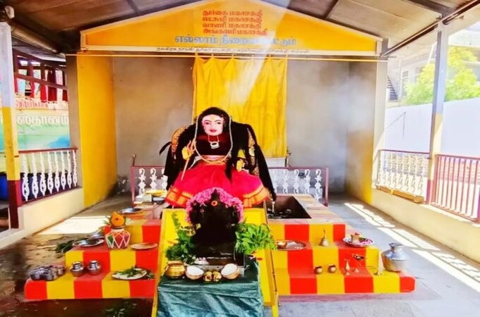 कोरोनापासून बचावासाठी चक्क कोरोना देवीची स्थापना, धोका कमी होईल असा दावा