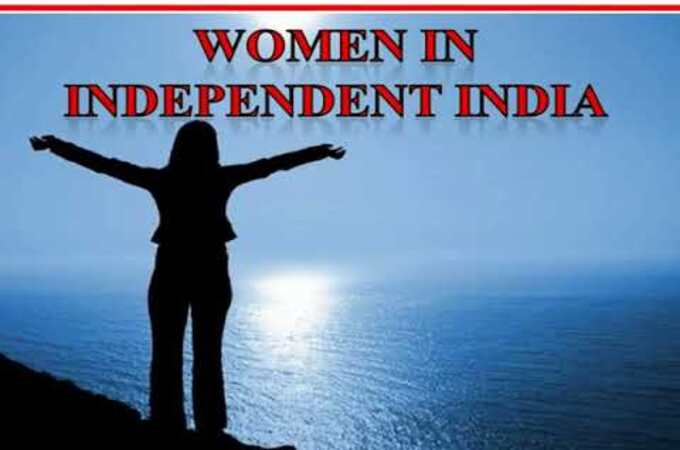 women independent India women independent India