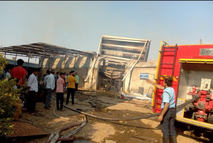 Fire breaks out at incense sticks factory
