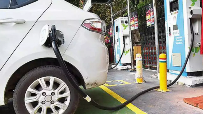e-vehicle charging station