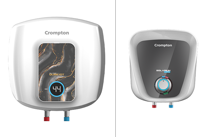 Crompton launches its new range of smart storage water heaters – “Solarium Qube IOT” & “Solarium Care”