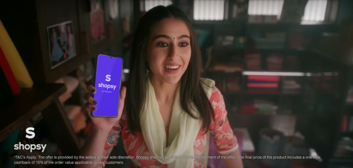 Sara Ali Khan is the face of Shopsy’s latest TVC Campaign ‘Aaj Shopsy Kiya Kya?’