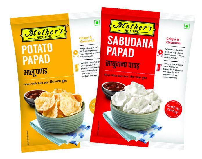 This Shravan lift your fasting spirits with crunchy Mother’s Recipe Potato & Sabudana Papad