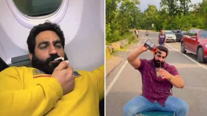 Bobby Kataria drinks liquor on busy road, smokes in flight, probe ordered