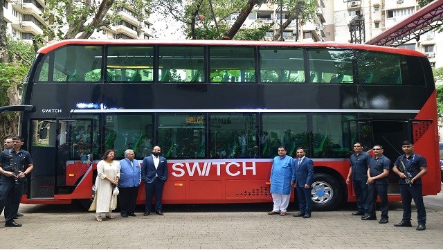 Gadkari launches India’s first electric double-decker bus in Mumbai