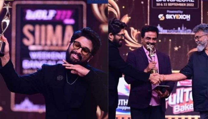 Allu Arjun Accepts Best Actor Award in Style
