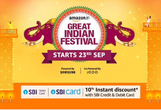 Amazon Great Indian Festival starting on Sept 23
