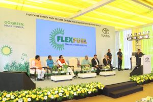 Launch of Toyota’s first of its kind pilot project on Flexi-Fuel Strong Hybrid Electric Vehicles (FFV-SHEV) in India