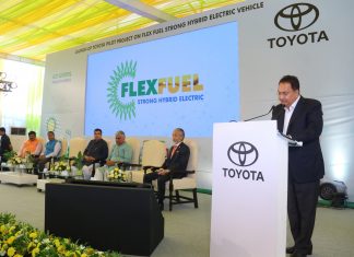 Launch of Toyota’s first of its kind pilot project on Flexi-Fuel Strong Hybrid Electric Vehicles (FFV-SHEV) in India Launch of Toyota’s first of its kind pilot project on Flexi-Fuel Strong Hybrid Electric Vehicles (FFV-SHEV) in India