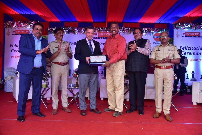 Chairman, IndianOil felicitates International Bronze Winning Indian Chess Team from Yerawada Prison, groomed under IndianOil's Parivartan – Prison to Pride campaign
