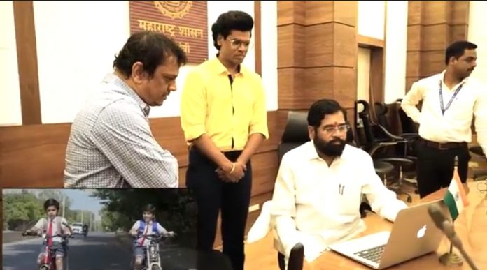 Maharashtra Chief Minister Shri Eknath Shinde Praises Marathi Movie ‘Baalbharti’ trailer, BaalBhaarti stars Siddharth Jadhav, Nandita Patkar,Sanjay Mone ,Usha Naik, Aaryan Menghji, Ravindra Mankani and Abhijeet Khandkekar Baalbhaarti is produced by Sphereorigins & Directed by Nitin Nandan to release on December 2,