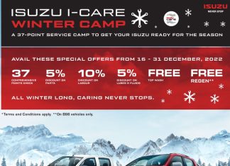 Isuzu Motors India to roll-out ‘ISUZU I-Care Winter Camp’ across India Isuzu Motors India to roll-out ‘ISUZU I-Care Winter Camp’ across India