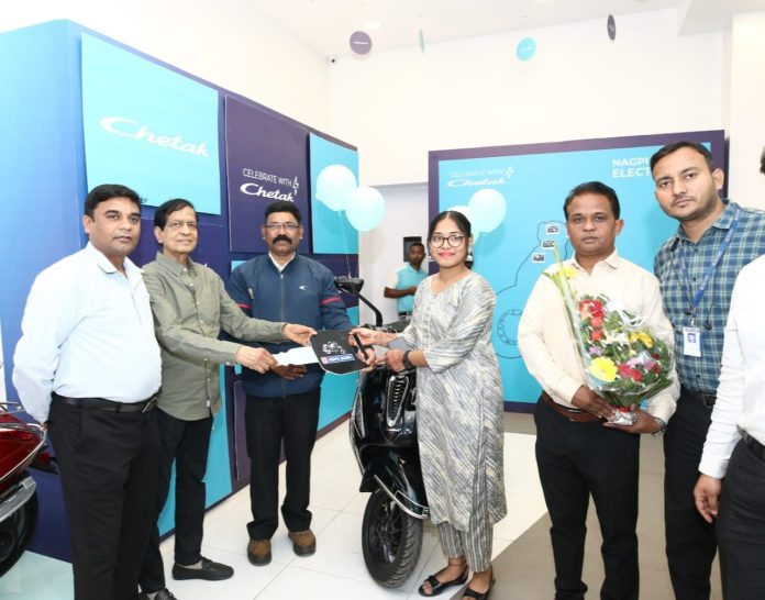 India's Orange City Nagpur saw 100+ Chetak deliveries in a single day