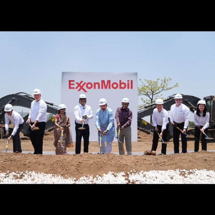 ExxonMobil Lays Foundation Stone for New Lubricant Manufacturing Plant in Raigad, Maharashtra