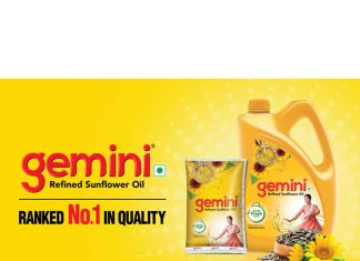 Gemini Oil Ranked India’s No. 1 Quality Sunflower Oil Brand by Consumer Voice Gemini Oil Ranked India’s No. 1 Quality Sunflower Oil Brand by Consumer Voice