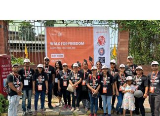 237 Citizens Participated in the Nagpur Edition of the Global ‘walk for Freedom’ to Raise Awareness About Human Trafficking 237 Citizens Participated in the Nagpur Edition of the Global ‘walk for Freedom’ to Raise Awareness About Human Trafficking